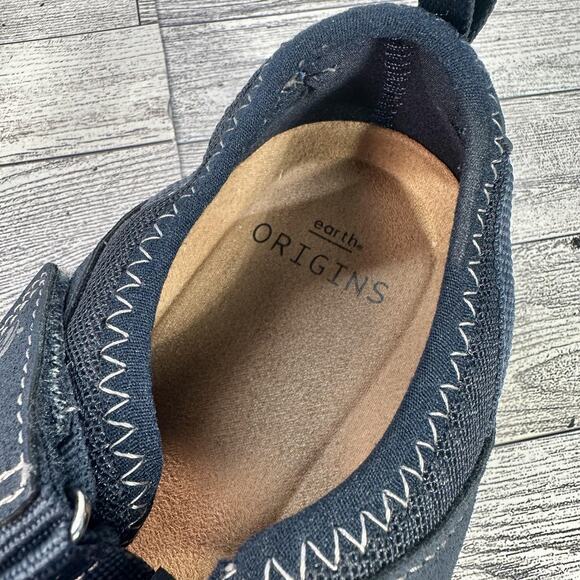 Earth Origins Shoes Womens Size 10 Navy Eliah Mary Jane Comfort Sandals Walking - Picture 8 of 15